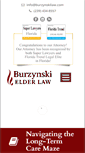 Mobile Screenshot of burzynskilaw.com